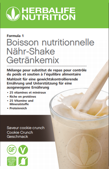 Formula 1 Boisson nutritionnelle Cookie Crunch