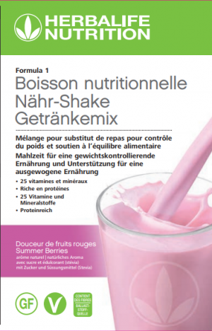 Formula 1 Boisson nutritionnelle  Douceur de fruits rouges