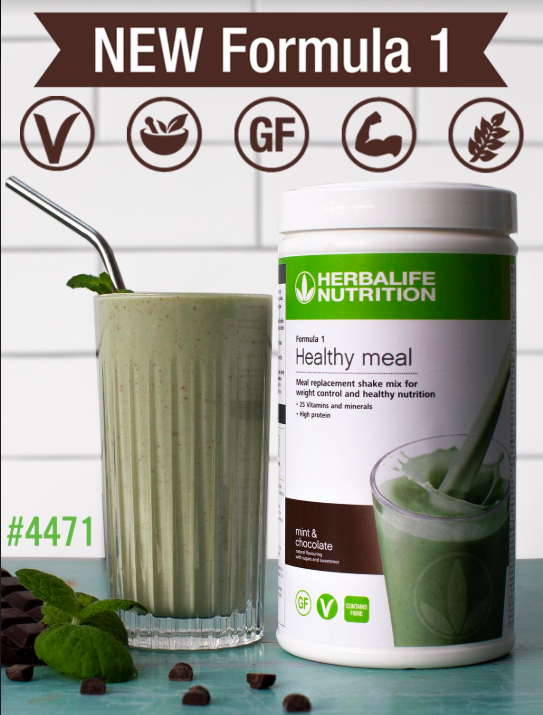 NEW Herbalife Formula 1 Healthy Meal Nutritional Shake Mix Free Shipping