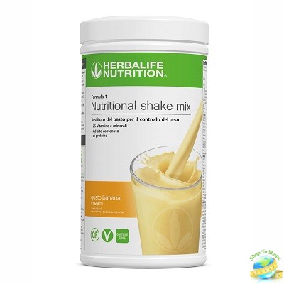 שייק תחליף ארוחה פורמולה 1 – בטעם קרם בננה